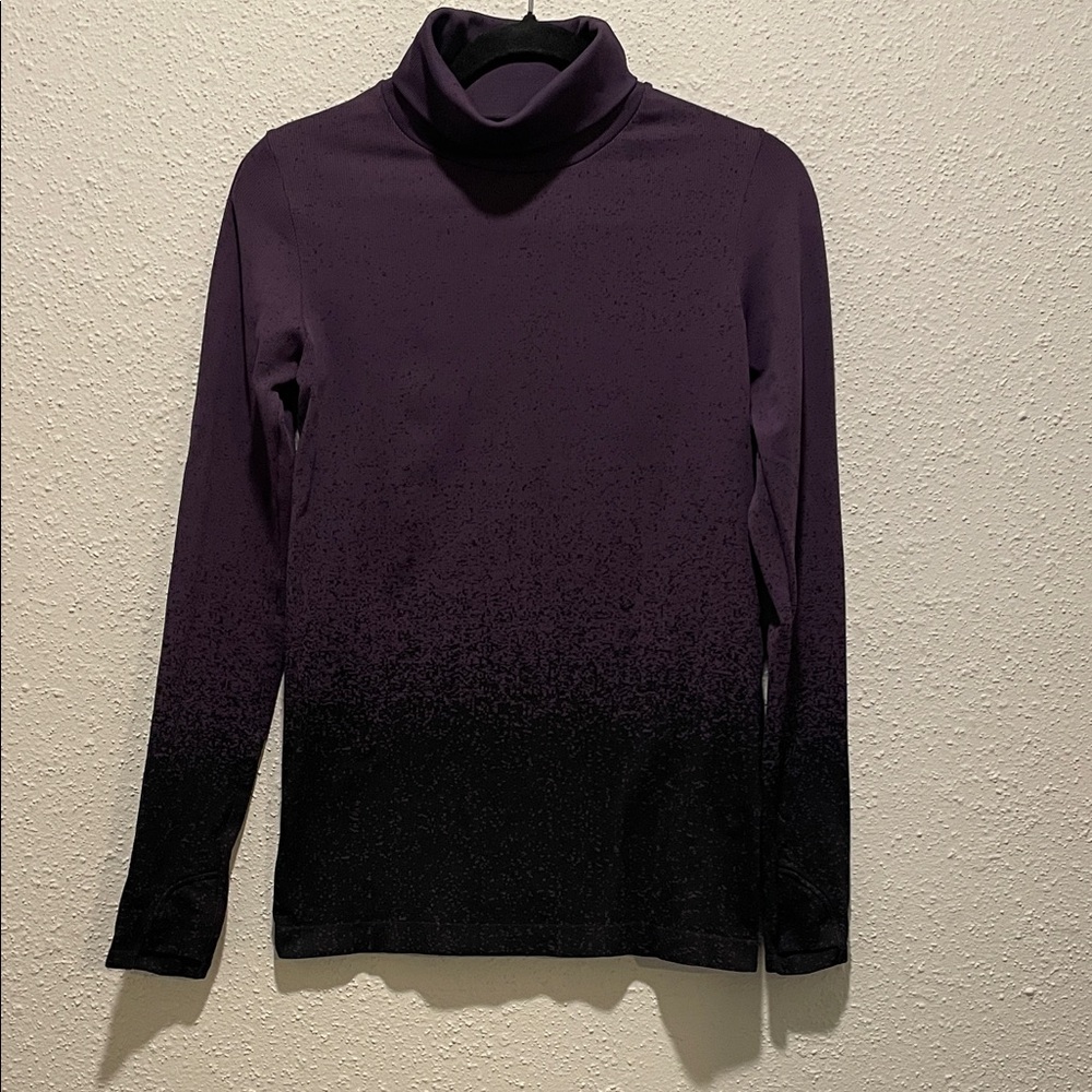 Athleta Deep Purple Turtleneck Sweater - Picture 2 of 6